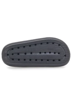 Ciabatte in gomma nere con fascia piena design minimal-2T2L Outlet
