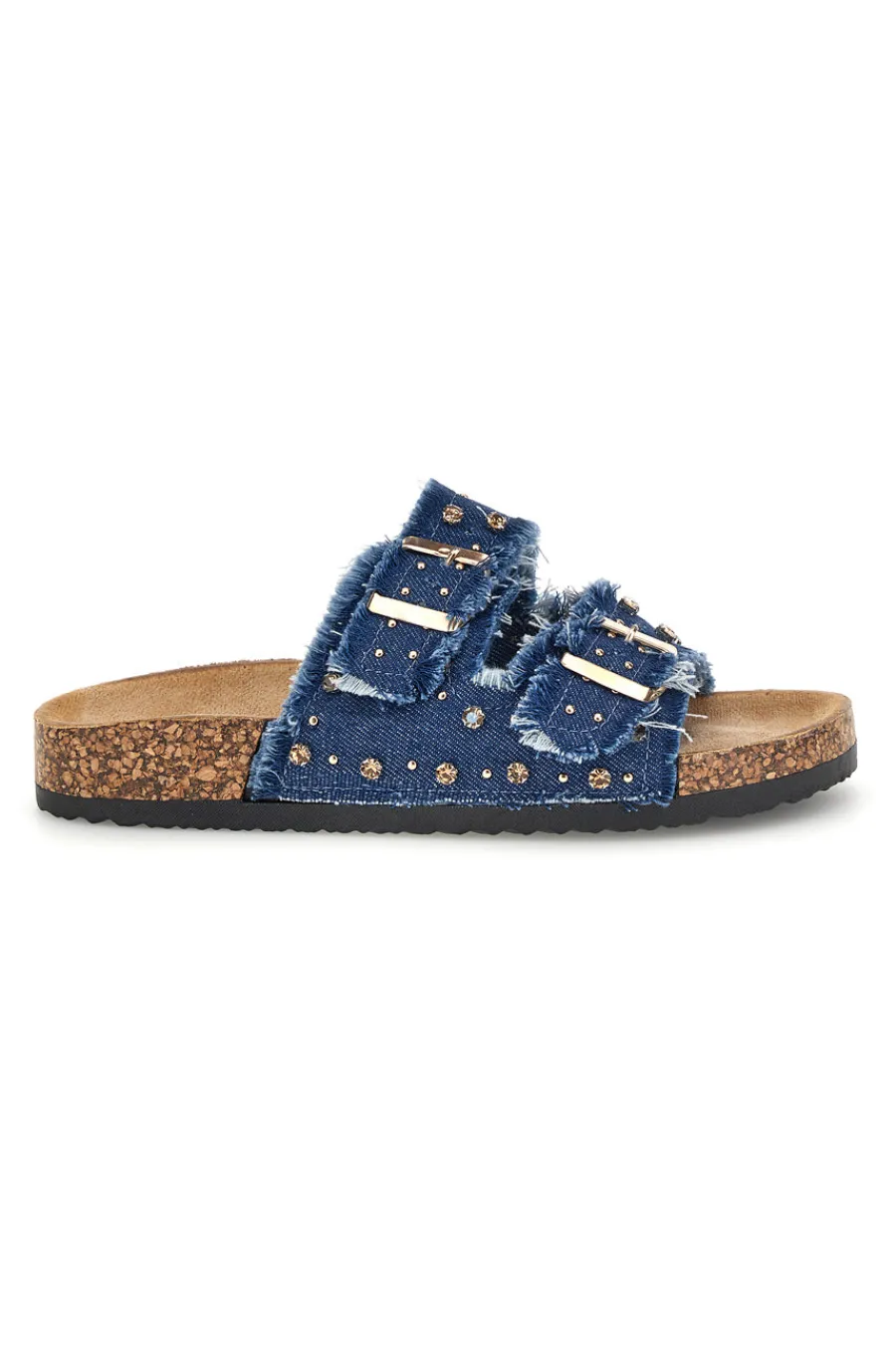 Ciabatte con borchie e brillantini Me & me 12502-ME u0026 ME