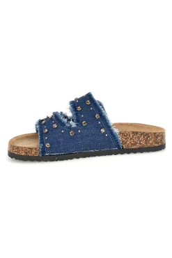 Ciabatte con borchie e brillantini Me & me 12502-ME u0026 ME