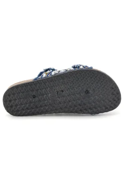 Ciabatte Jeans con strass e doppia fibbia Me & me 15613-ME u0026 ME Best