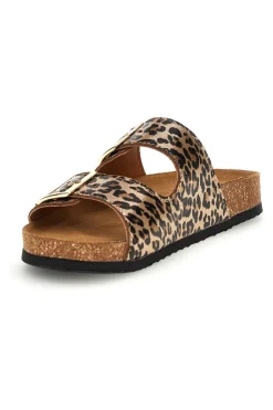 Ciabatte leopardate con doppia fibbia S31Y796-SUPERGA Best