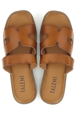 Ciabatte con fasce intrecciate APY60-TALEMI Outlet