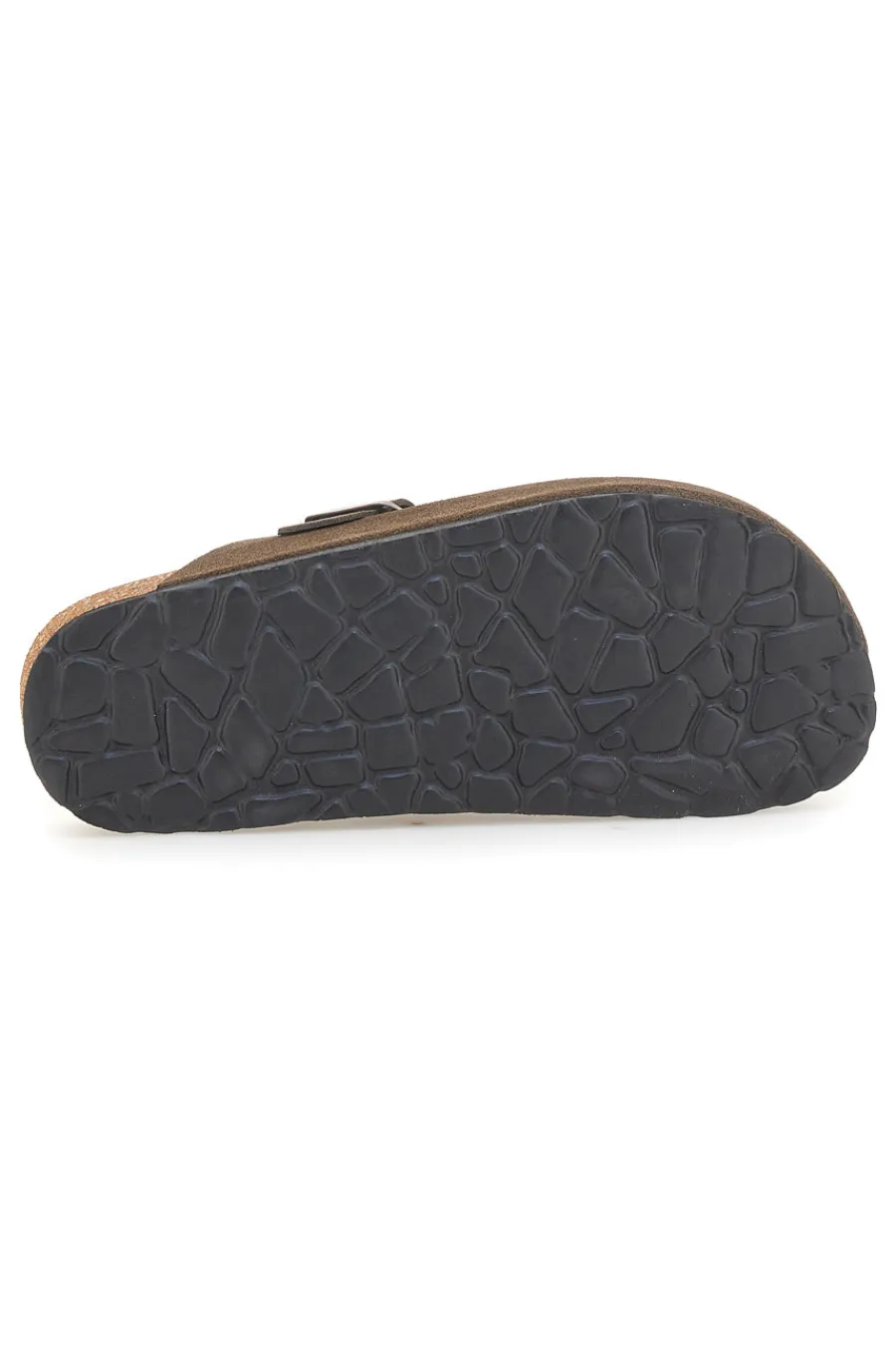 Ciabatte scuro con fibbia in vera pelle PittarelloTierra 335A013PR-PITTARELLO TIERRA Online