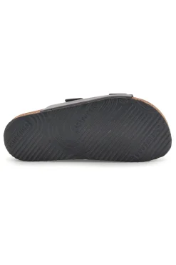 Ciabatte marroni con doppia fascia regolabile Made in Italy in vera pelle S31C731-SUPERGA Best