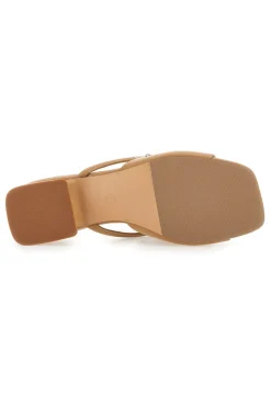 Ciabatte Miele Con Tacco Basso 9015-LAURA BIAGIOTTI Sale