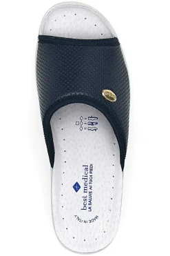 Ciabatte navy antiscivolo con plantare anatomico 24-BEST MEDICAL