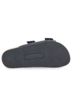 Ciabatte Nere con Doppia Fibbia Made in Italy 335A20630SR-PITTARELLO TIERRA