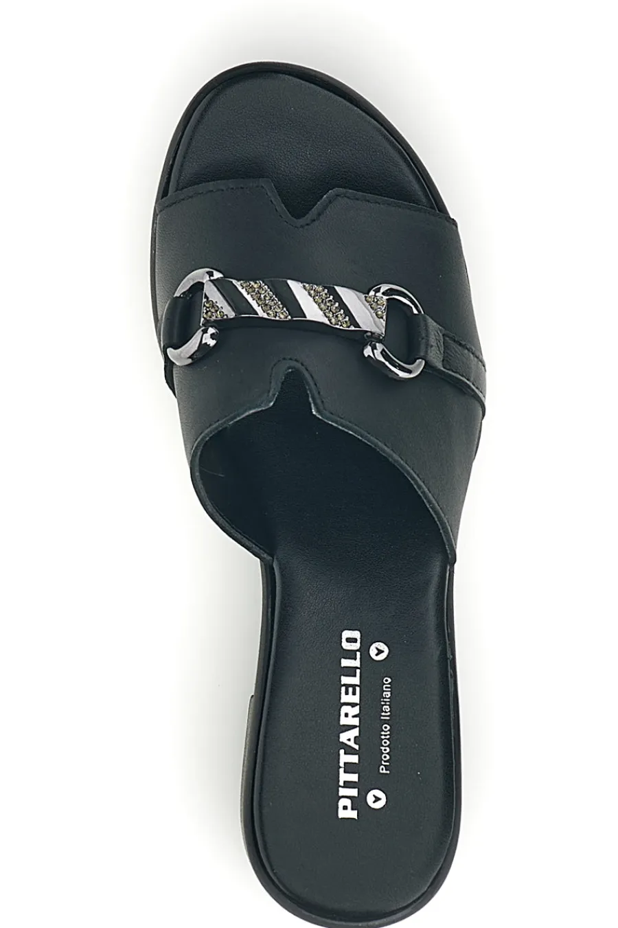 Ciabatte nere con fascia e morsetto 353471082-PITTARELLO Hot