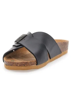 Ciabatte Nere Con Fascia Plantare Naturform Made In Italy 26414-BIO UP Clearance
