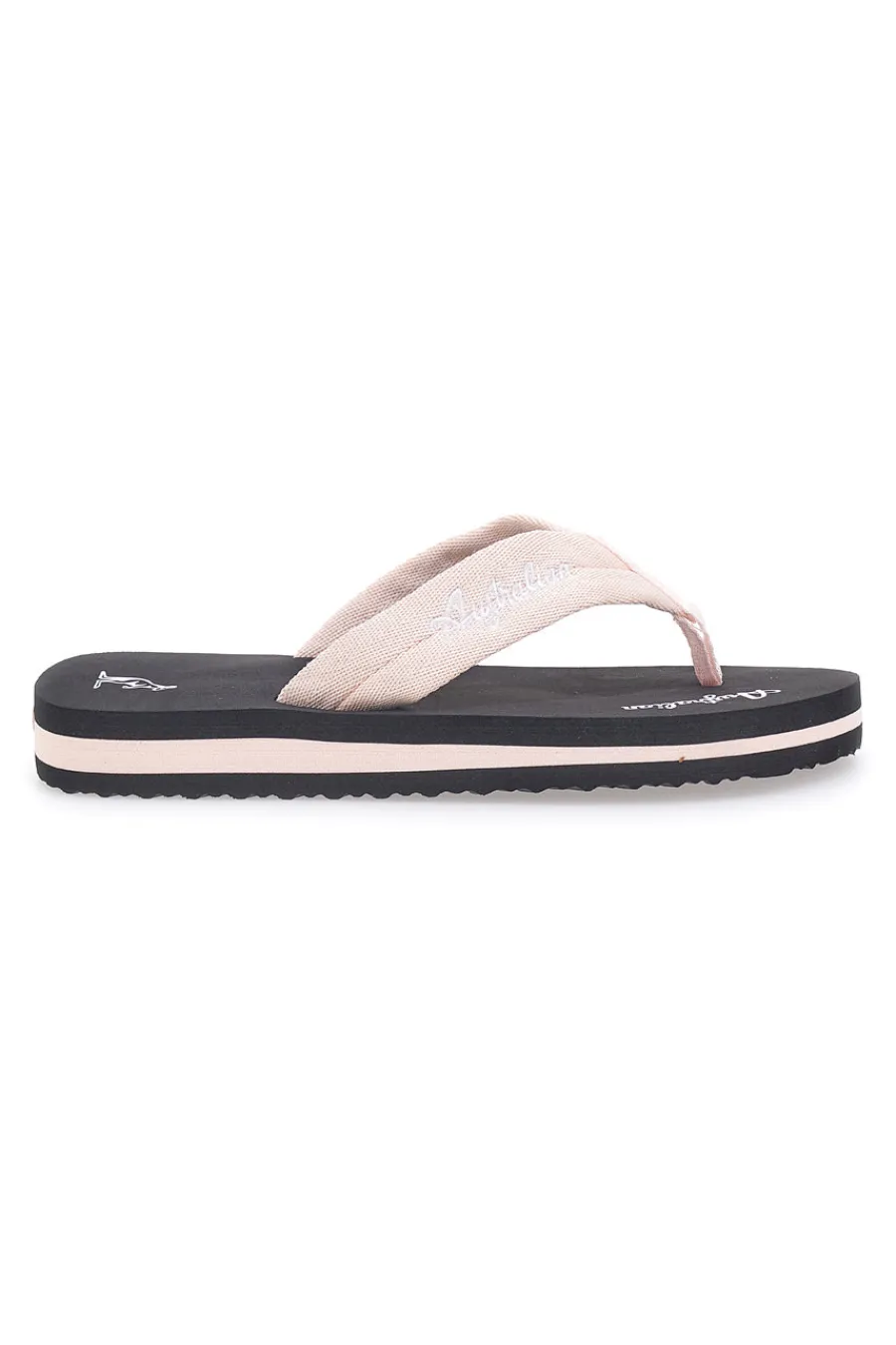 Ciabatte nere con fascia rosa AU24W409-AUSTRALIAN Hot