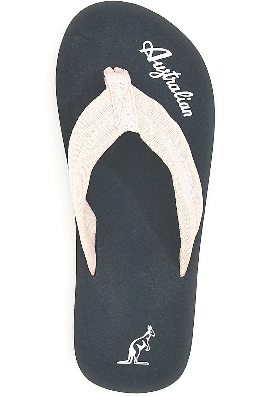 Ciabatte nere con fascia rosa AU24W409-AUSTRALIAN Hot