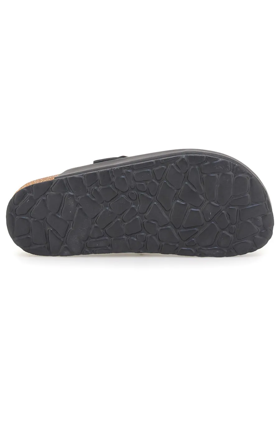 Ciabatte nere con fibbia in vera pelle 335A013PR-PITTARELLO TIERRA Online