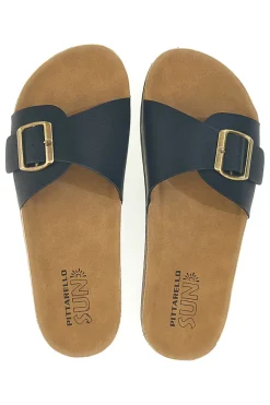 Ciabatte nere con fibbia AP26S1098-PITTARELLO SUN Hot