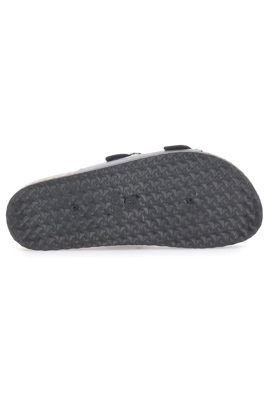 Ciabatte nere con fibbie gioiello Me & Me 14211-ME u0026 ME Online