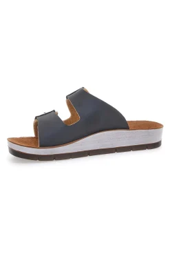 Ciabatte Nere con Fibbie 42 CP-INBLU Clearance