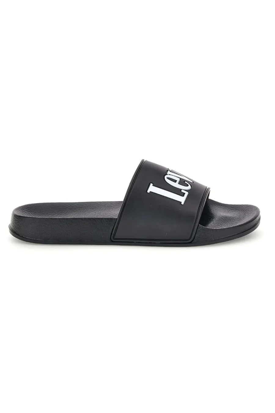 Ciabatte nere con logo POOL S-LEVI'S Sale
