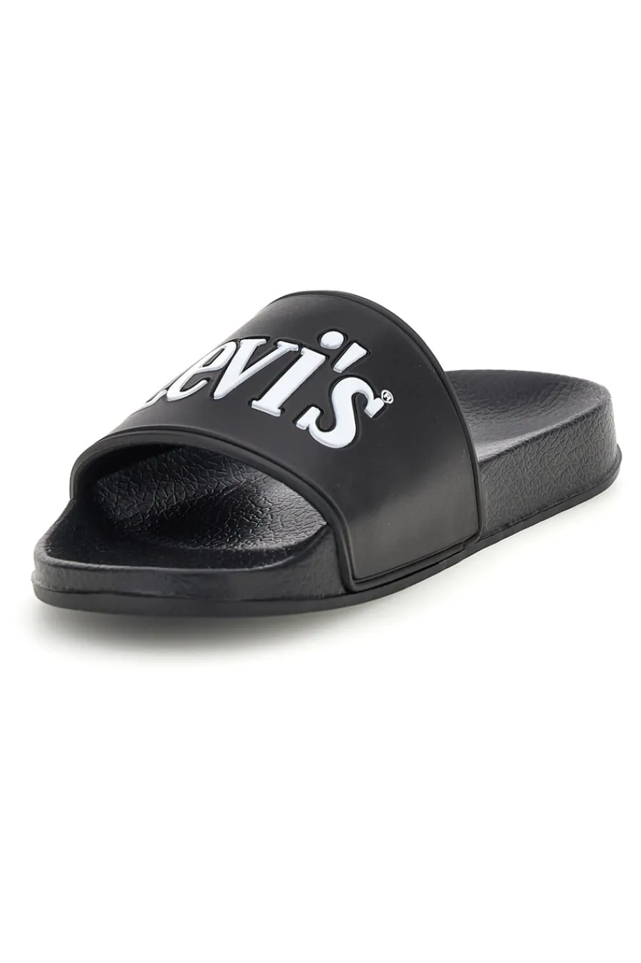 Ciabatte nere con logo POOL S-LEVI'S Sale