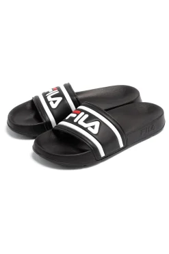 Ciabatte nere con logo maxi FFT0028-FILA Hot