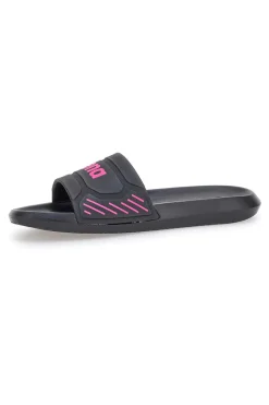 Ciabatte nere con logo rosa 10563300-ARENA Hot
