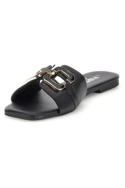 Ciabatte nere con morsetto PRE5413P-THE FIRST CHIC Outlet