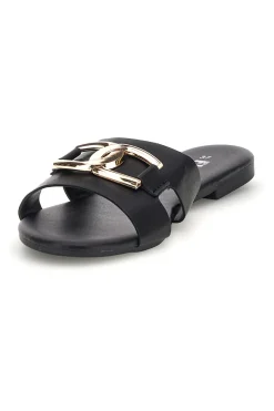 Ciabatte nere con morsetto PREA1310-THE FIRST CHIC Hot