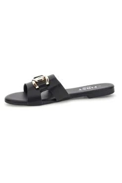Ciabatte nere con morsetto PREA1310-THE FIRST CHIC Hot