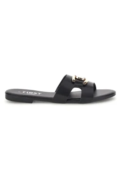 Ciabatte nere con morsetto PREA1310-THE FIRST CHIC Hot