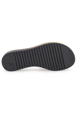 Ciabatte Nere Con Platform e Catenina Argentata 3456-PITTARELLO LOVE Clearance
