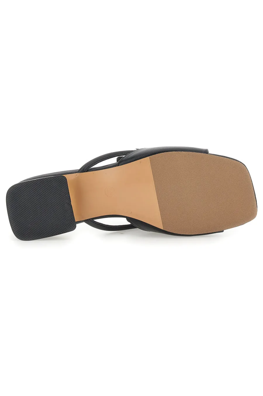 Ciabatte Nere Con Tacco Basso 9015-LAURA BIAGIOTTI Outlet