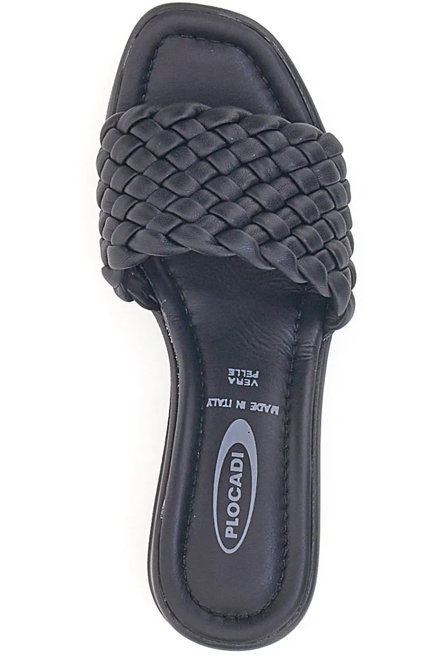 Ciabatte Nere Con Zeppa 18009-PLOCADI Discount