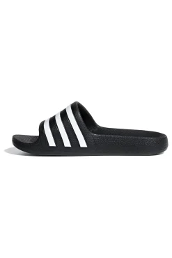Ciabatte nere e bianche con strisce Adilette Aqua K-ADIDAS New