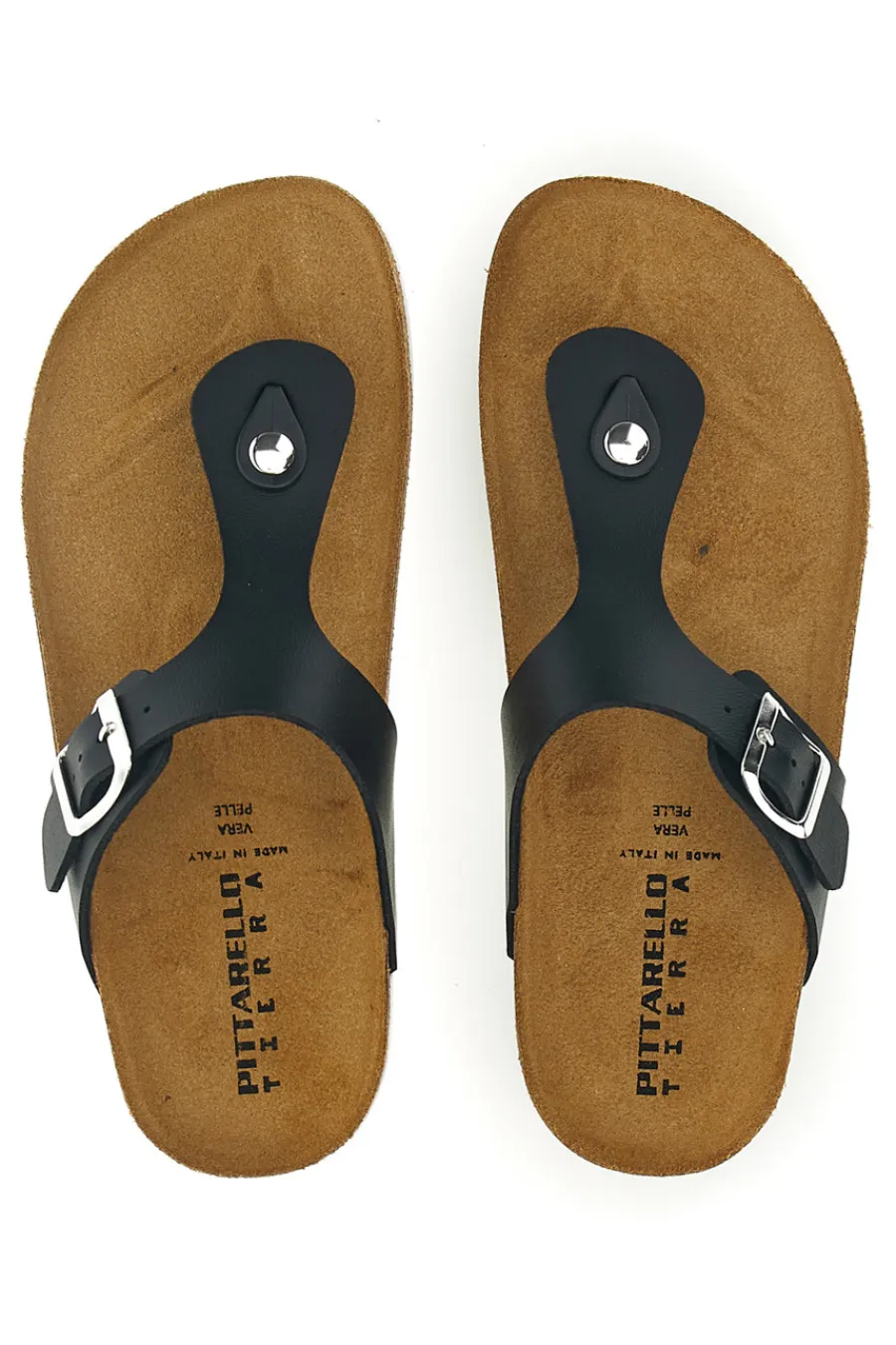 Ciabatte nere infradito 335A2177SR-PITTARELLO TIERRA Best