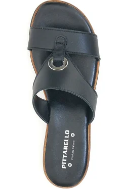 Ciabatte Nere in Vera Pelle 2410-PITTARELLO Best