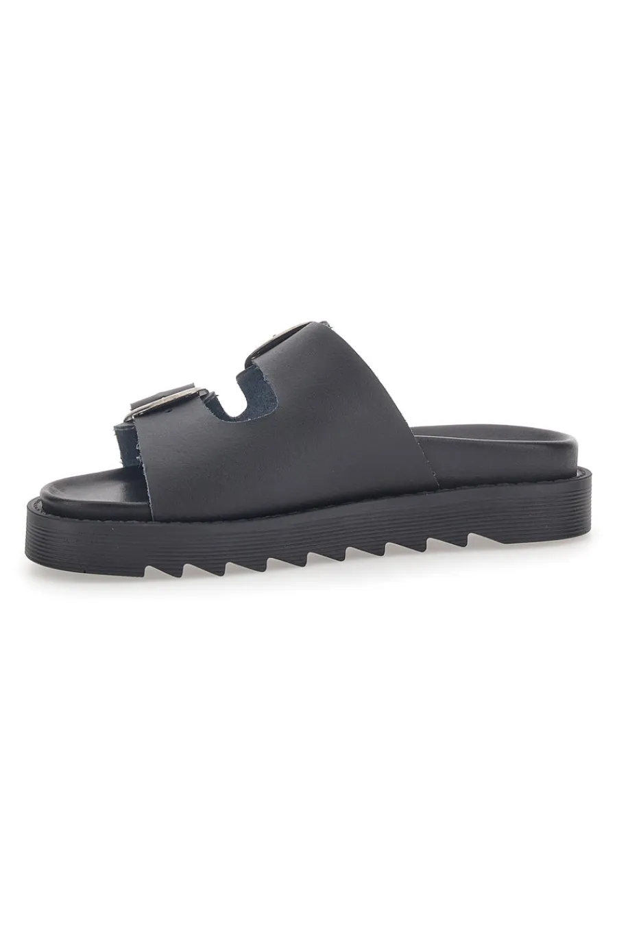 Ciabatte Nere In Vera Pelle Capsule 27154-PITTARELLO Discount