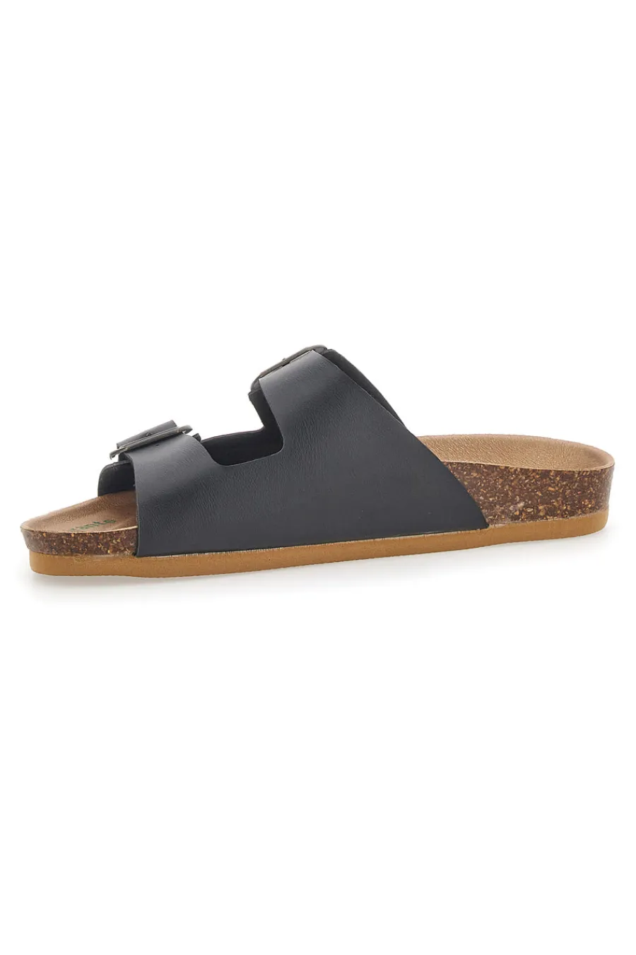 Ciabatte Nere Made In Italy Con Cinturini Regolabili 25403-BIO UP New