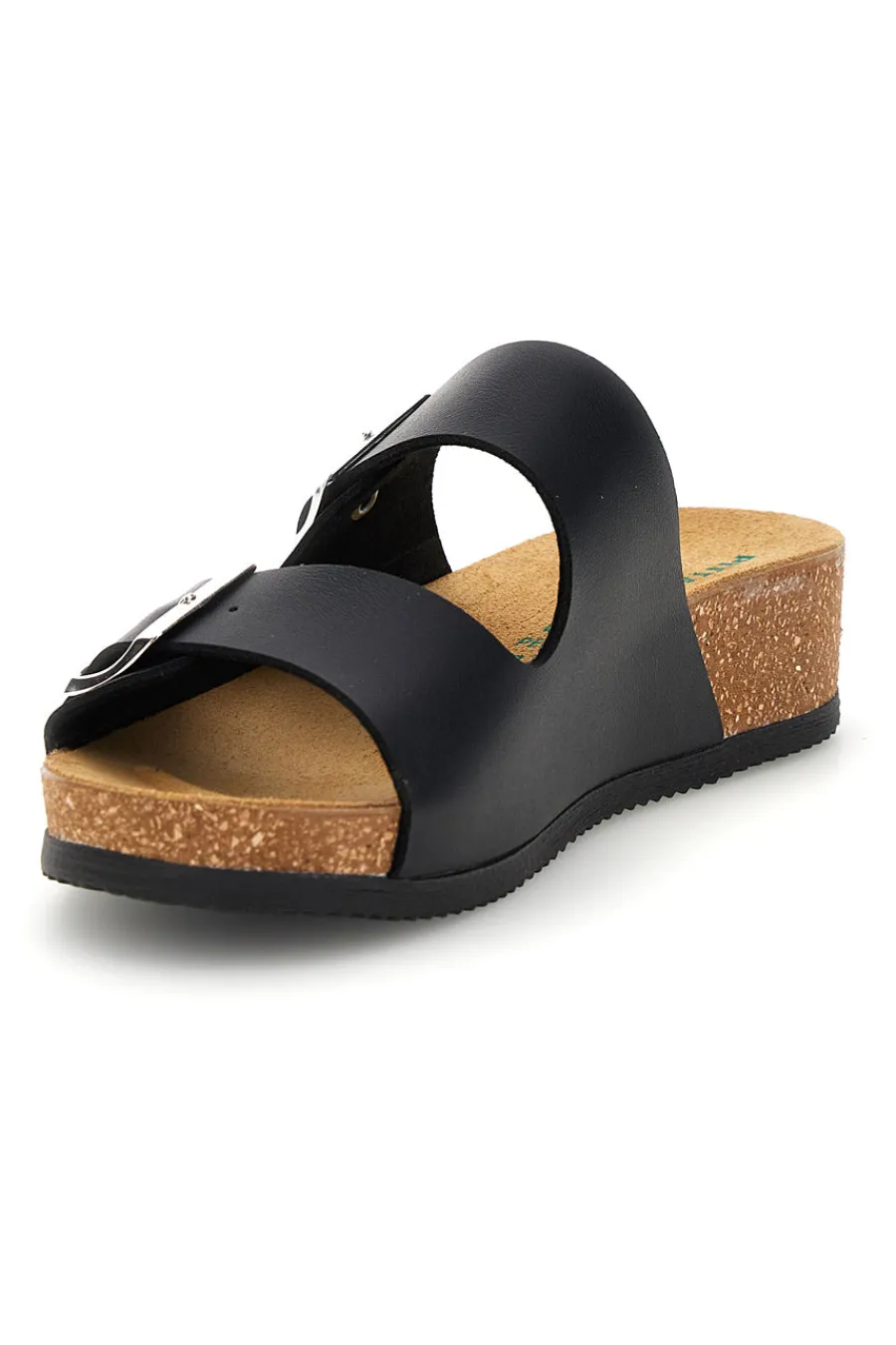 Ciabatte nero sottopiede in vera pelle 293A350SR-PITTARELLO ECO