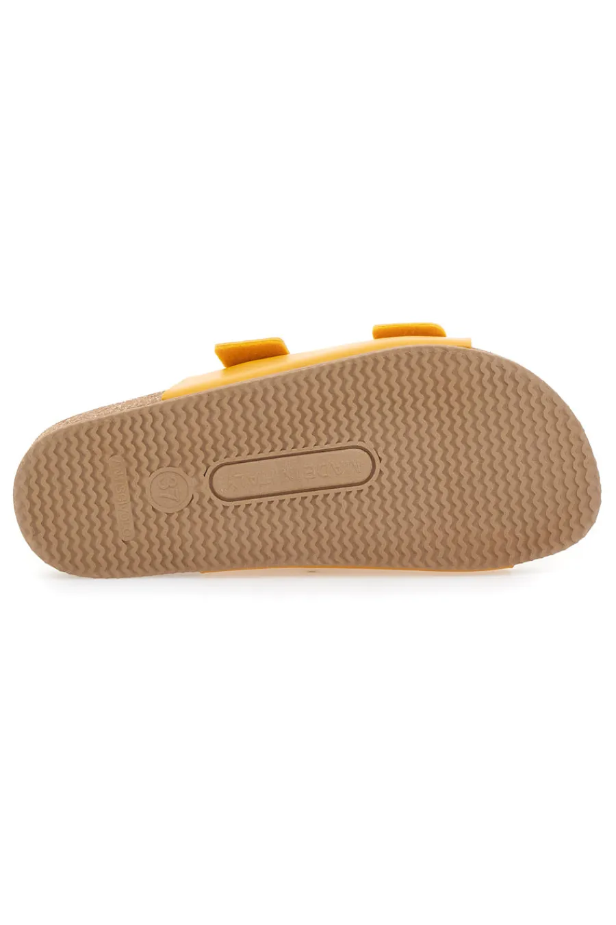 Ciabatte Ocra con Doppia Fibbia Made in Italy 335A20630SR-PITTARELLO TIERRA Clearance