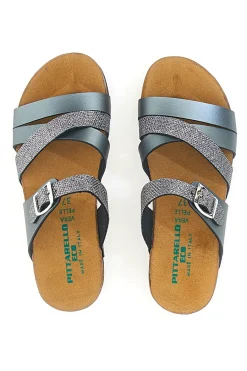 Ciabatte Piombo Con Sottopiede in pelle 293A410-PITTARELLO ECO Outlet
