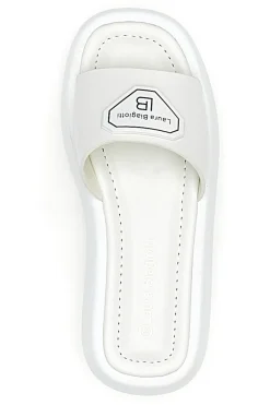 Ciabatte Platform 8173 Bianche-LAURA BIAGIOTTI Outlet