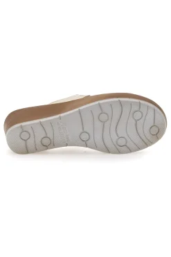 Ciabatte Platino con Zeppa e Strass 18 RN-INBLU Hot