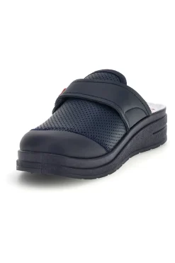 Ciabatte professionali blu in vera pelle Made in Italy 1768-MRS CHEF