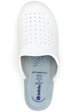 Ciabatte professionali da donna bianche traforate 5033-INBLU New