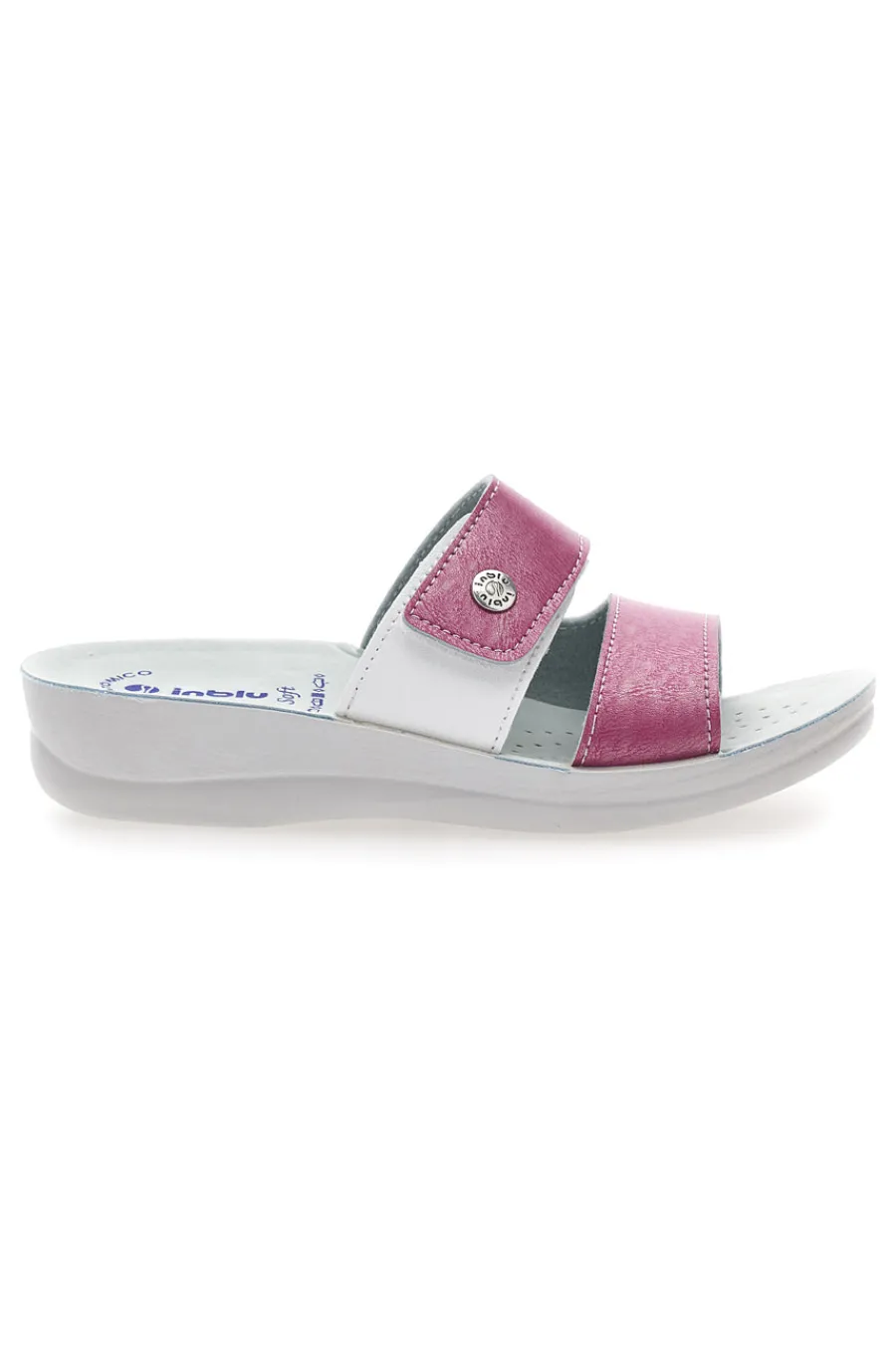 Ciabatte rosa con doppia fascia regolabile e plantare anatomico 63VR-INBLU Best