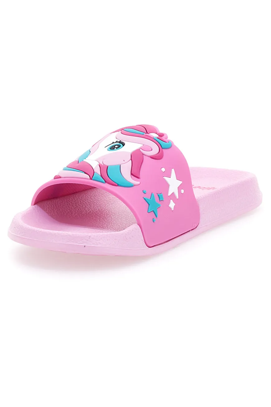 Ciabatte Rosa Con Fascia Unicorn S8010082S