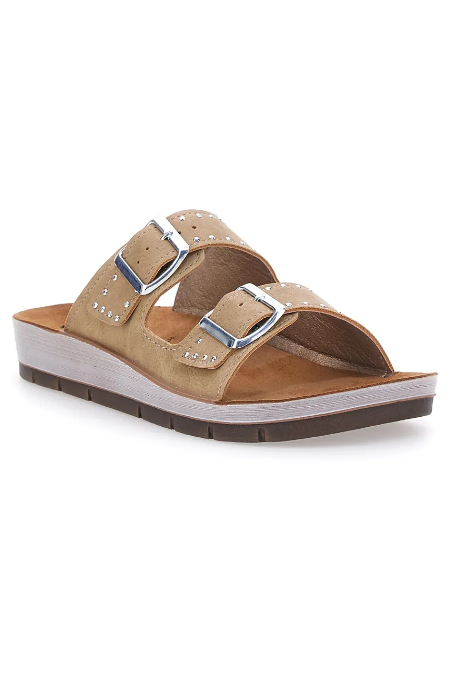 Ciabatte Sabbia con Fibbie 48 CP-INBLU Outlet