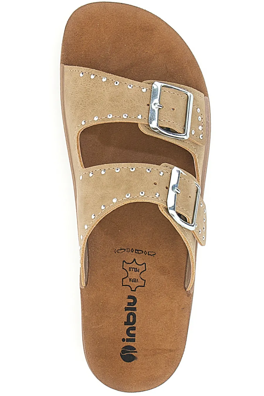 Ciabatte Sabbia con Fibbie 48 CP-INBLU Outlet