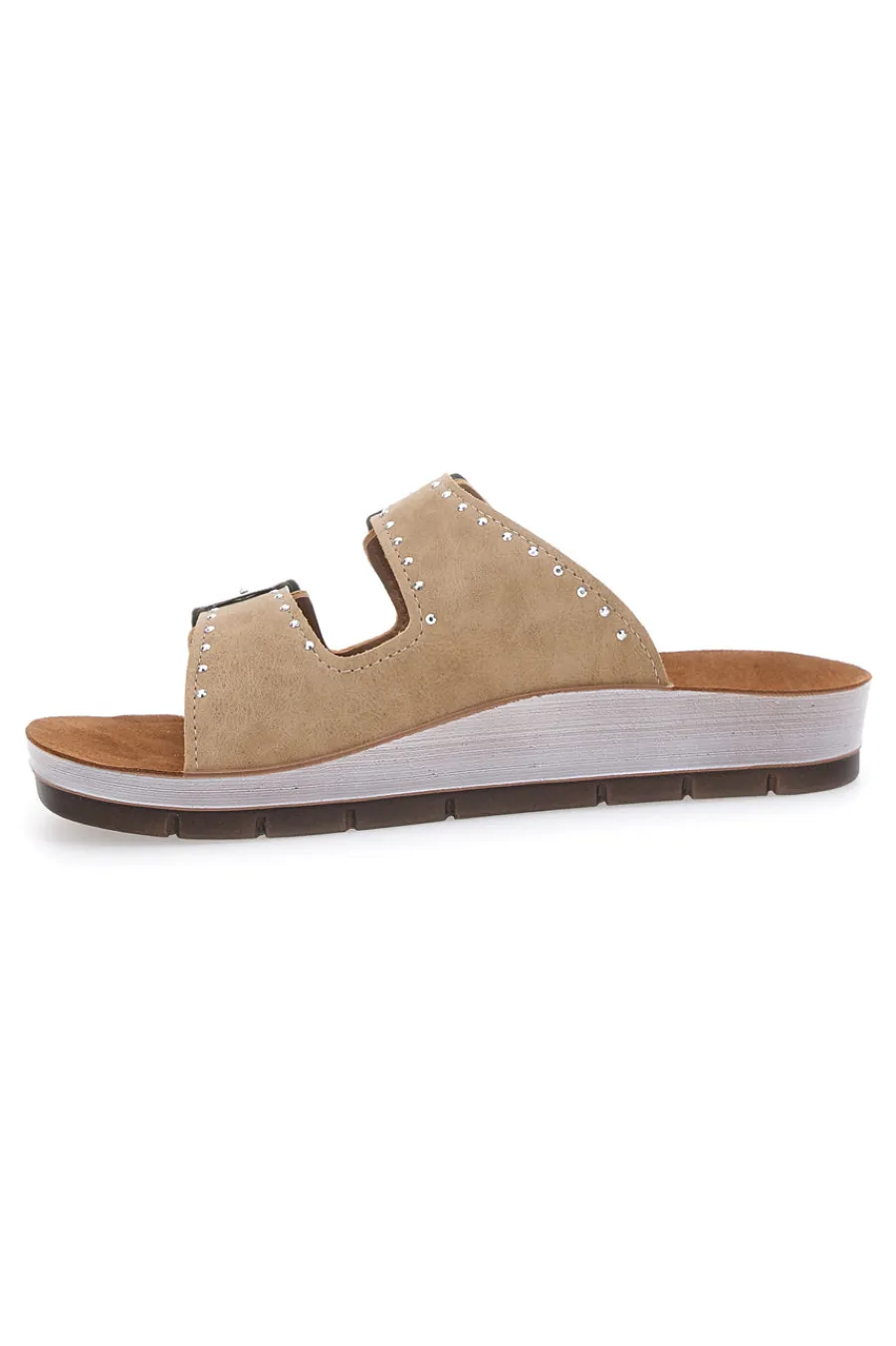 Ciabatte Sabbia con Fibbie 48 CP-INBLU Outlet