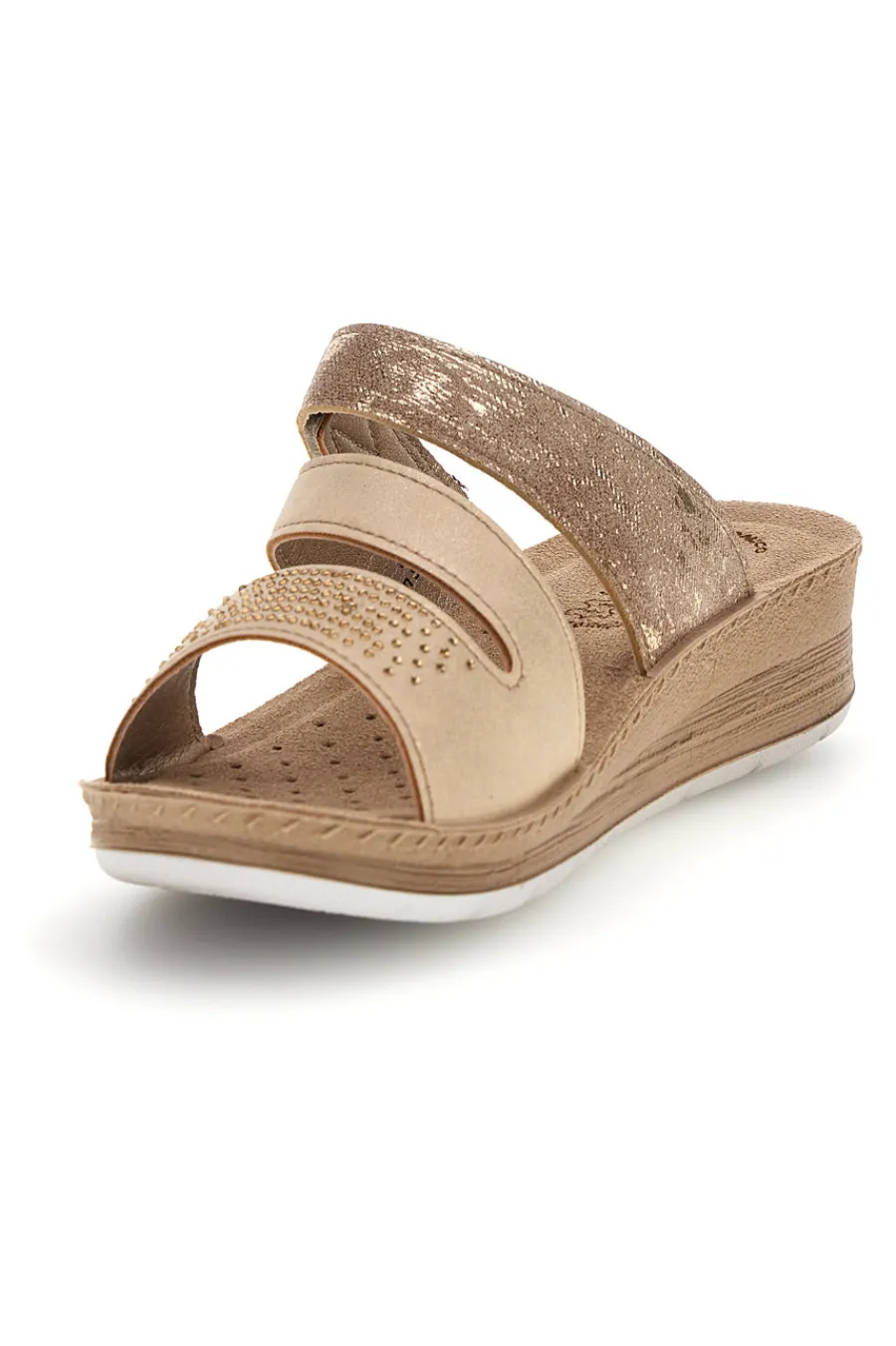 Ciabatte con sottopiede in pelle 62 FC-INBLU Best