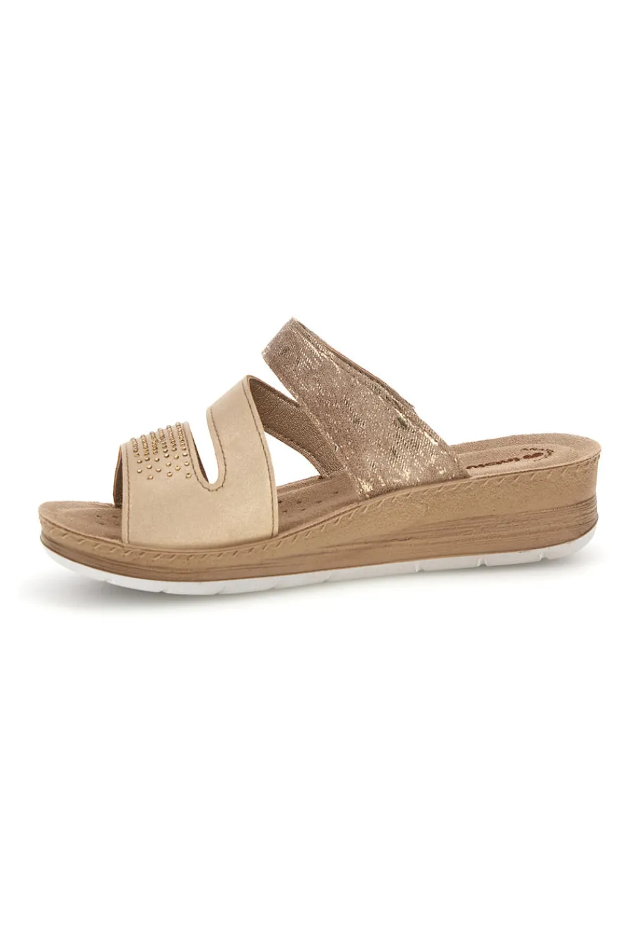 Ciabatte con sottopiede in pelle 62 FC-INBLU Best
