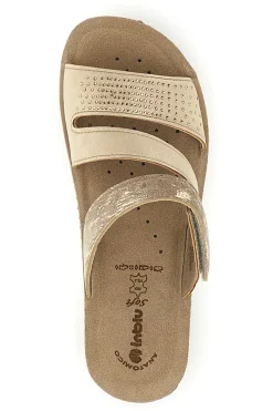 Ciabatte con sottopiede in pelle 62 FC-INBLU Best